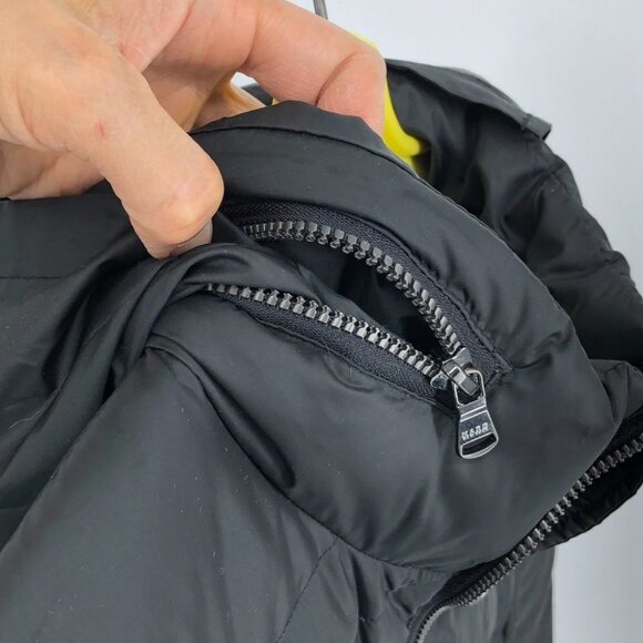 Marc New York Andrew Marc Black Fitted Down Puffer Jacket size SP - Picture 14 of 15